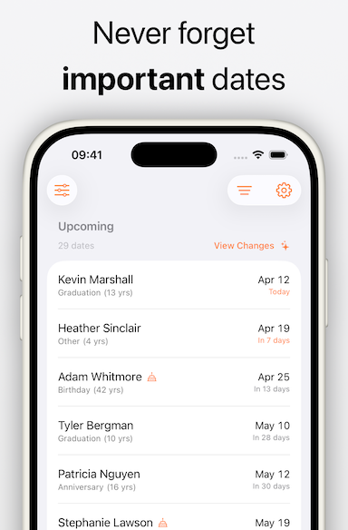 KeepDates screenshot